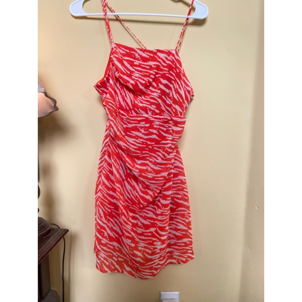 Forever21 Zebra Print Dress Size: M